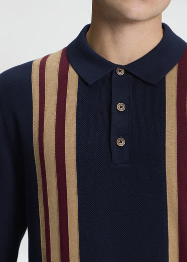 Ben Sherman Longsleeve Polo's Ls mod polo - dark navy