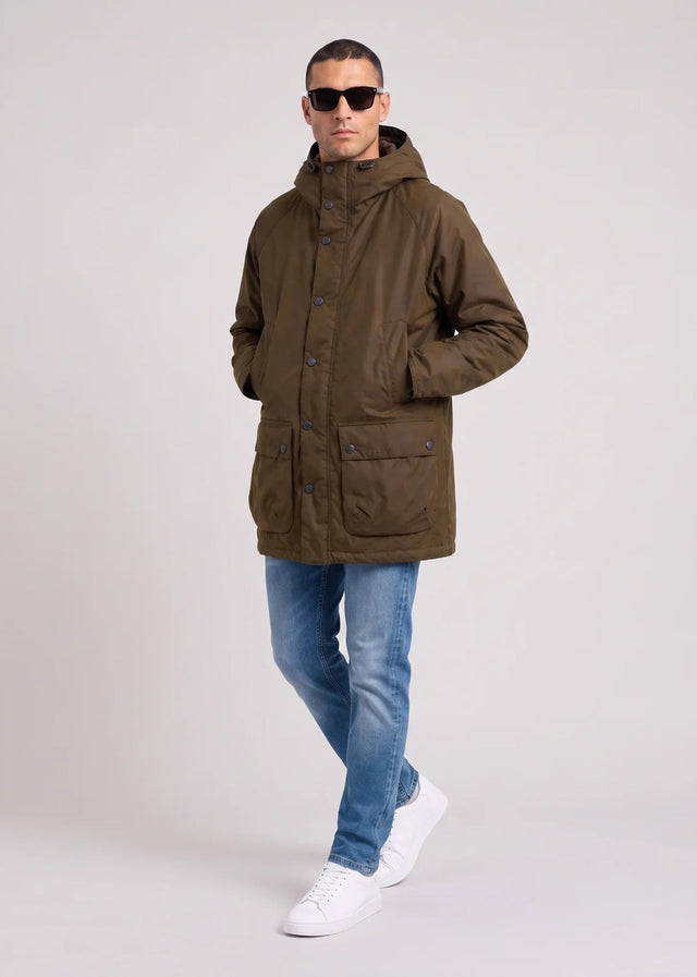Barbour Jacken Barbour bedale wax parka - brown