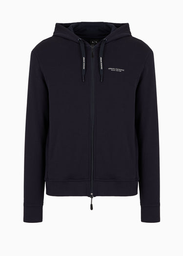 Armani Exchange Vesten Stretch fabric zip-up sweatshirt - blue