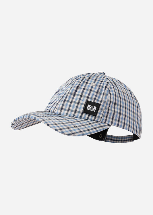 Weekend Offender Petten  Clay - blue house check 