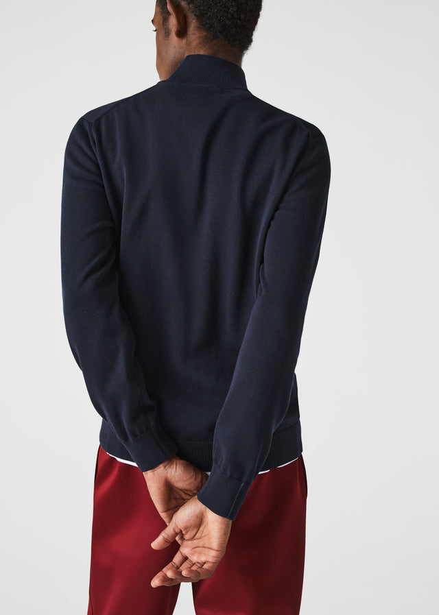 Lacoste Pullover  A Zip sweater - navy blue 