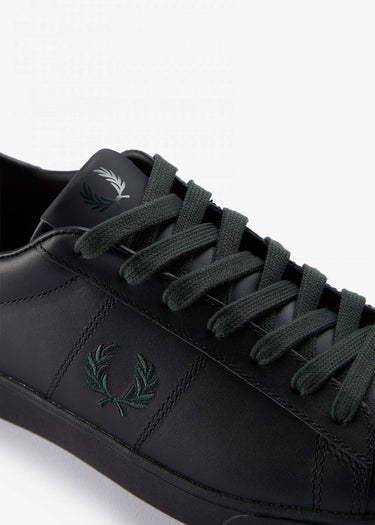 Fred Perry Schoenen  Spencer leather - black night green 