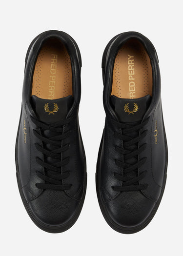 Fred Perry Schoenen  B71 leather - black gold 