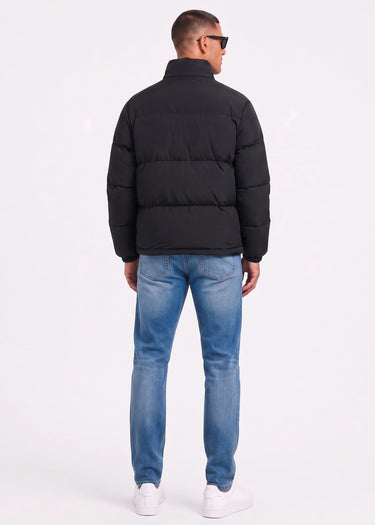 Lacoste Jassen Water-repellent packable hood down jacket - black