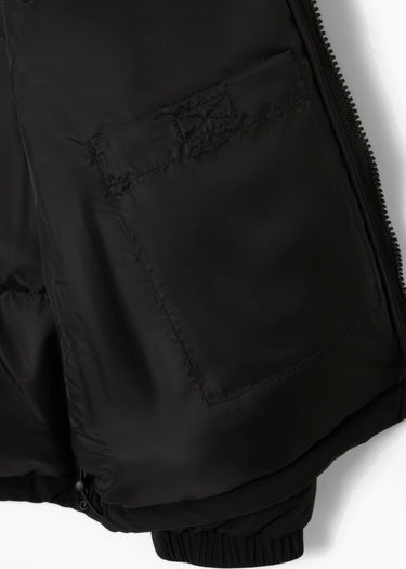 Lacoste Jassen Water-repellent packable hood down jacket - black