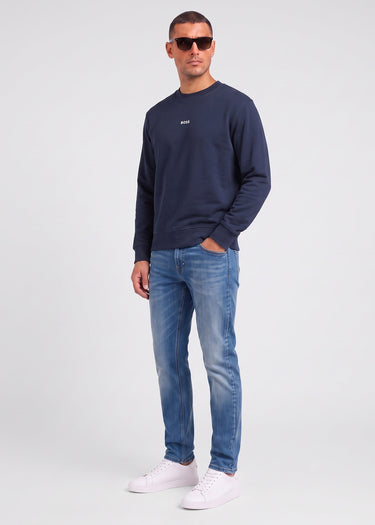 Hugo Boss Truien Wesmallcrew - blue