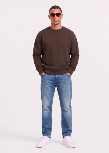 Hugo Boss Truien Wesmallcrew - brown