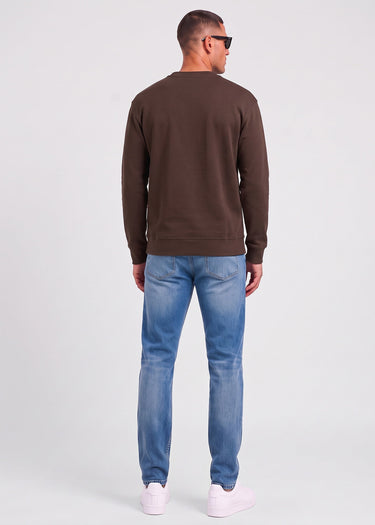 Hugo Boss Truien Wesmallcrew - brown