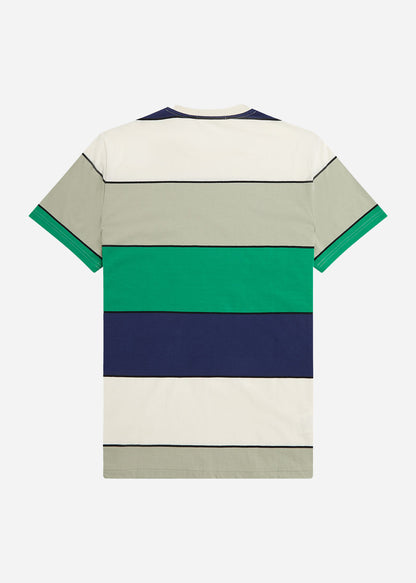 Fred Perry T-shirts  Bold stripe t-shirt - seagrass 