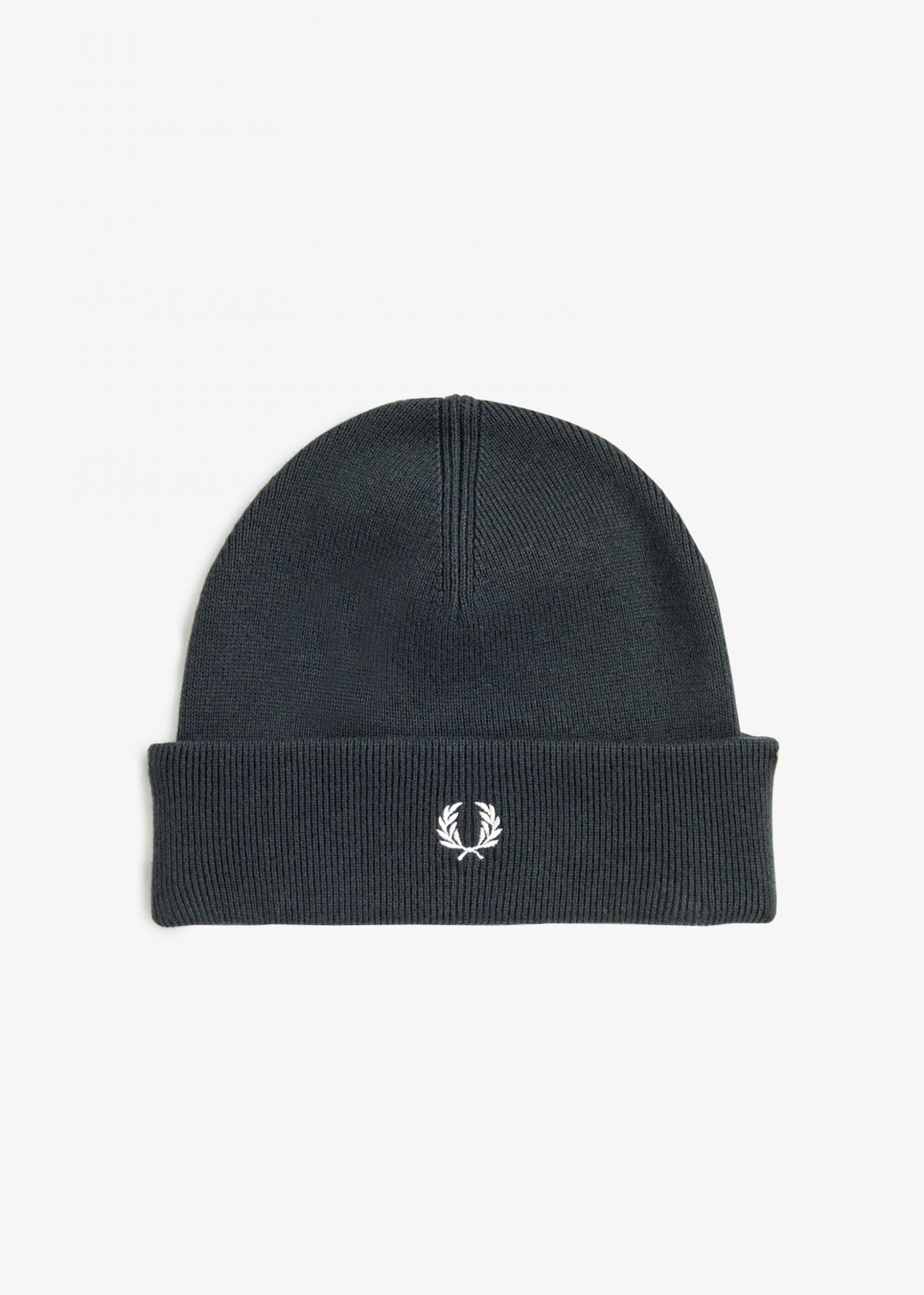 Fred Perry Mutsen  Classic beanie - night green ecru 