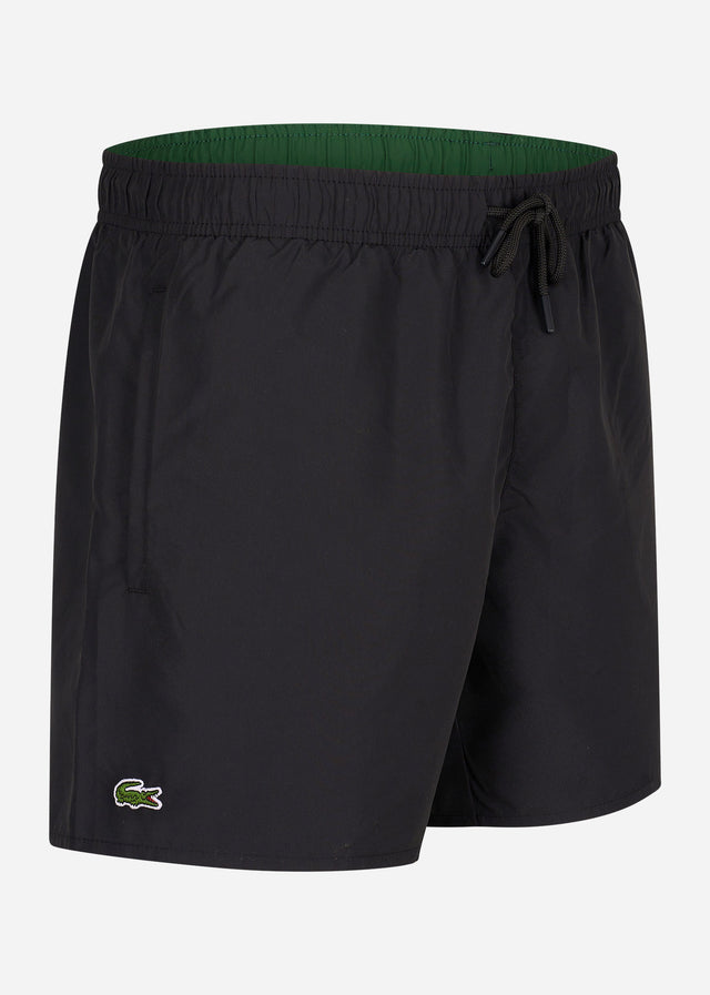 Lacoste Badeshorts  Swimming trunks - black green 