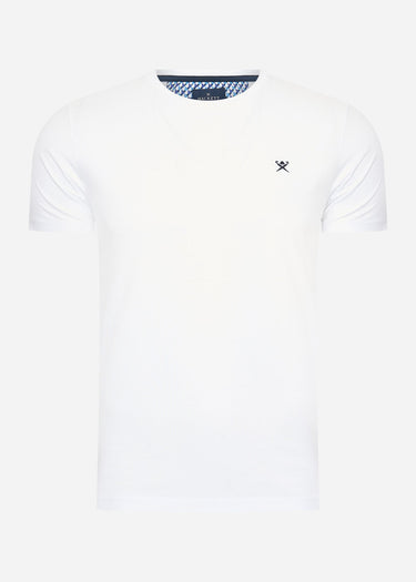 Hackett London T-shirts  Swim trim logo tee - white 