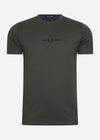 Fred Perry T-shirts  Embroidered t-shirt - field green 