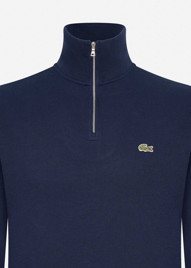 Lacoste Pullover  Sweater half zip - navy blue 