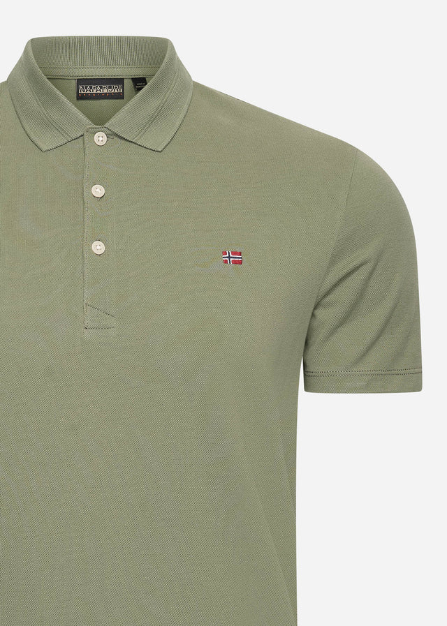 Napapijri Poloshirts  Ealis ss sum - green lichen 