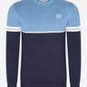 Sergio Tacchini Truien  Orion knit knitted jumper - coronet blue maritime blue gardenia 