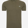 Fred Perry Polo's  Plain fred perry shirt - unigreen lghtice 