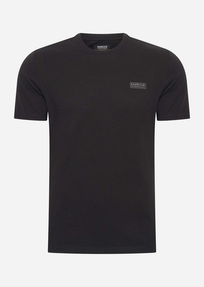 Barbour International T-shirts  Small logo tee - black pewter 