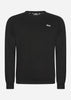 Fila Truien  Brustem crew sweat - black 