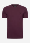 Lyle & Scott T-shirts  Tonal eagle t-shirt - burgundy 