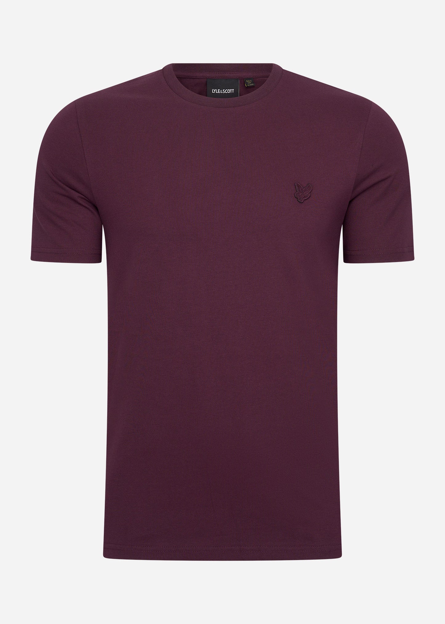 Lyle & Scott T-shirts  Tonal eagle t-shirt - burgundy 