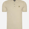 Lyle & Scott Polo's  Plain polo shirt - sage uniform 