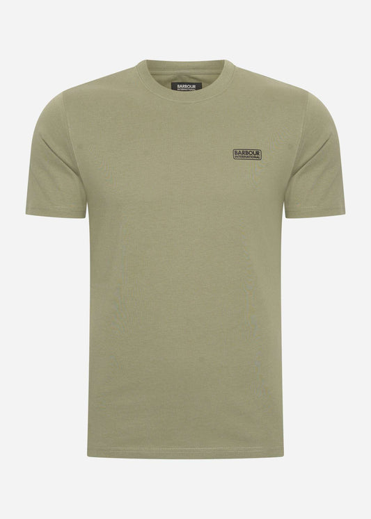 Barbour International T-shirts  Small logo tee - bleached olive 