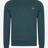 Fred Perry Truien  Crew neck sweatshirt - petrol blue