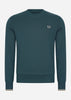 Fred Perry Truien  Crew neck sweatshirt - petrol blue 