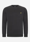 Lyle & Scott Truien  Interlock crew neck sweatshirt - jet black 