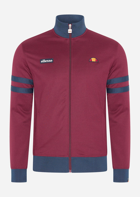 Ellesse Vesten  Roma track top - burgundy 