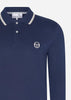 Sergio Tacchini Polo's  Sergio 020 ls polo shirt - maritime blue gardenia 