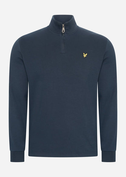 Lyle & Scott Truien  Interlock quarter zip - dark navy 