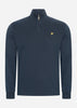 Lyle & Scott Truien  Interlock quarter zip - dark navy 