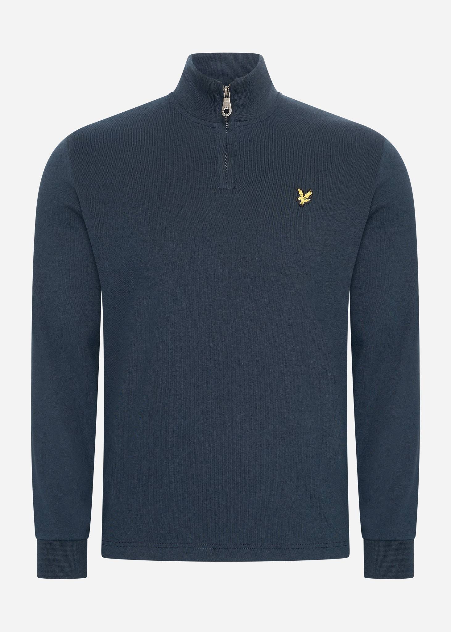 Lyle & Scott Truien  Interlock quarter zip - dark navy 