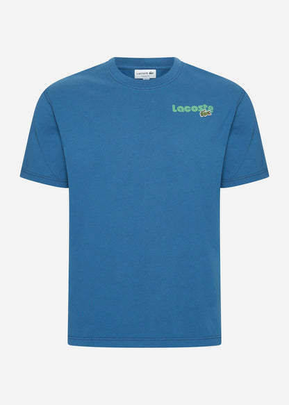 Lacoste T-shirts  Lacoste backprint tee - globe 