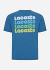 Lacoste T-shirts  Lacoste backprint tee - globe 