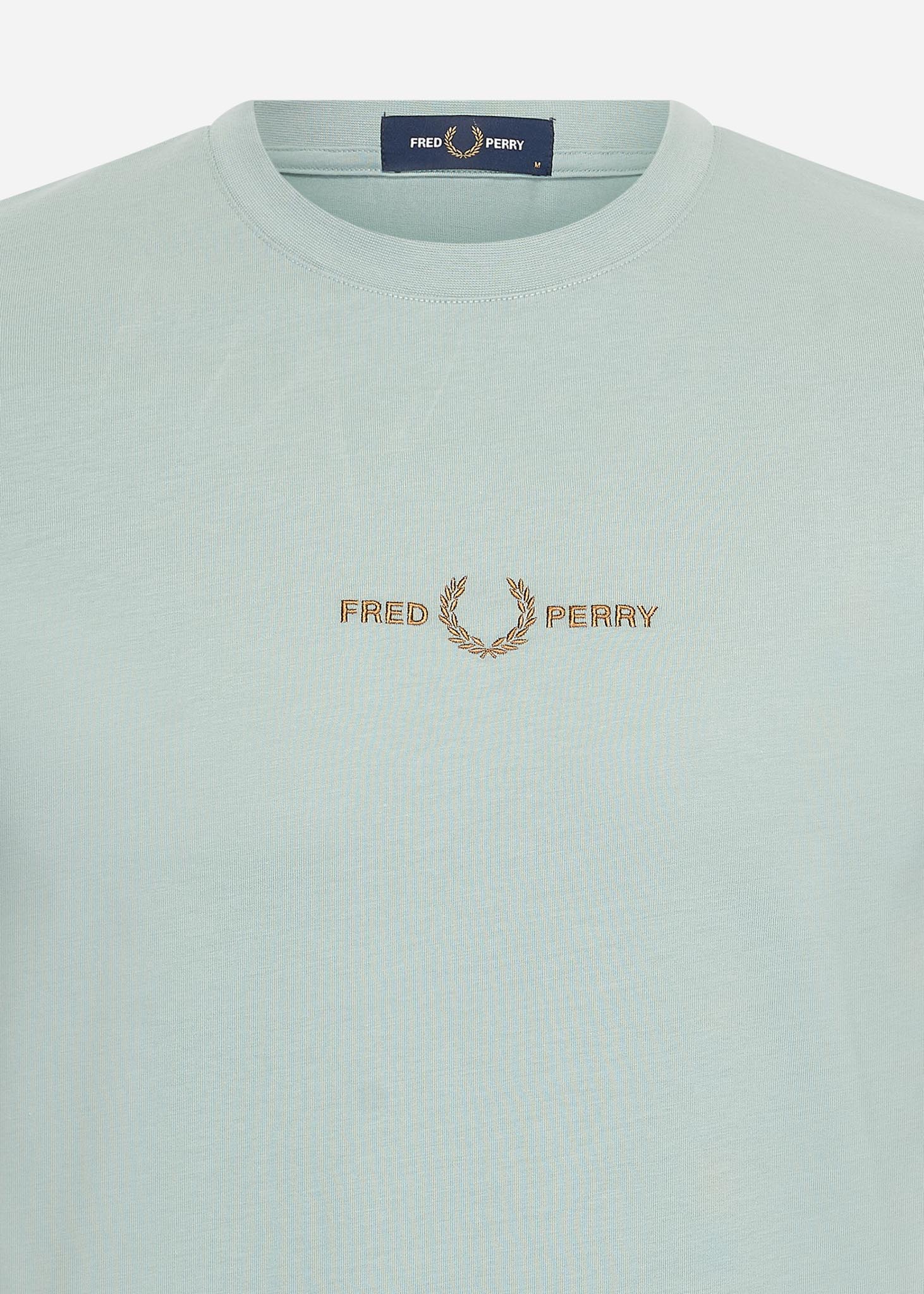 Fred Perry T-shirts  Embroidered t-shirt - silver blue 