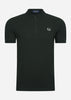 Fred Perry Polo's  Plain fred perry shirt - night green 