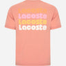 Lacoste T-shirts  Lacoste backprint tee - sierra red 