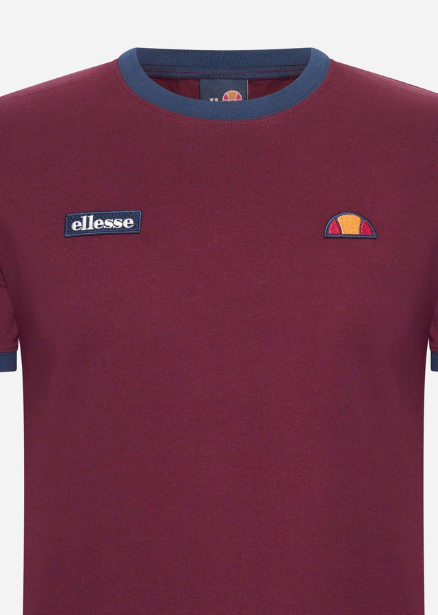 Ellesse T-Shirts  Ferdorini tee - burgundy 