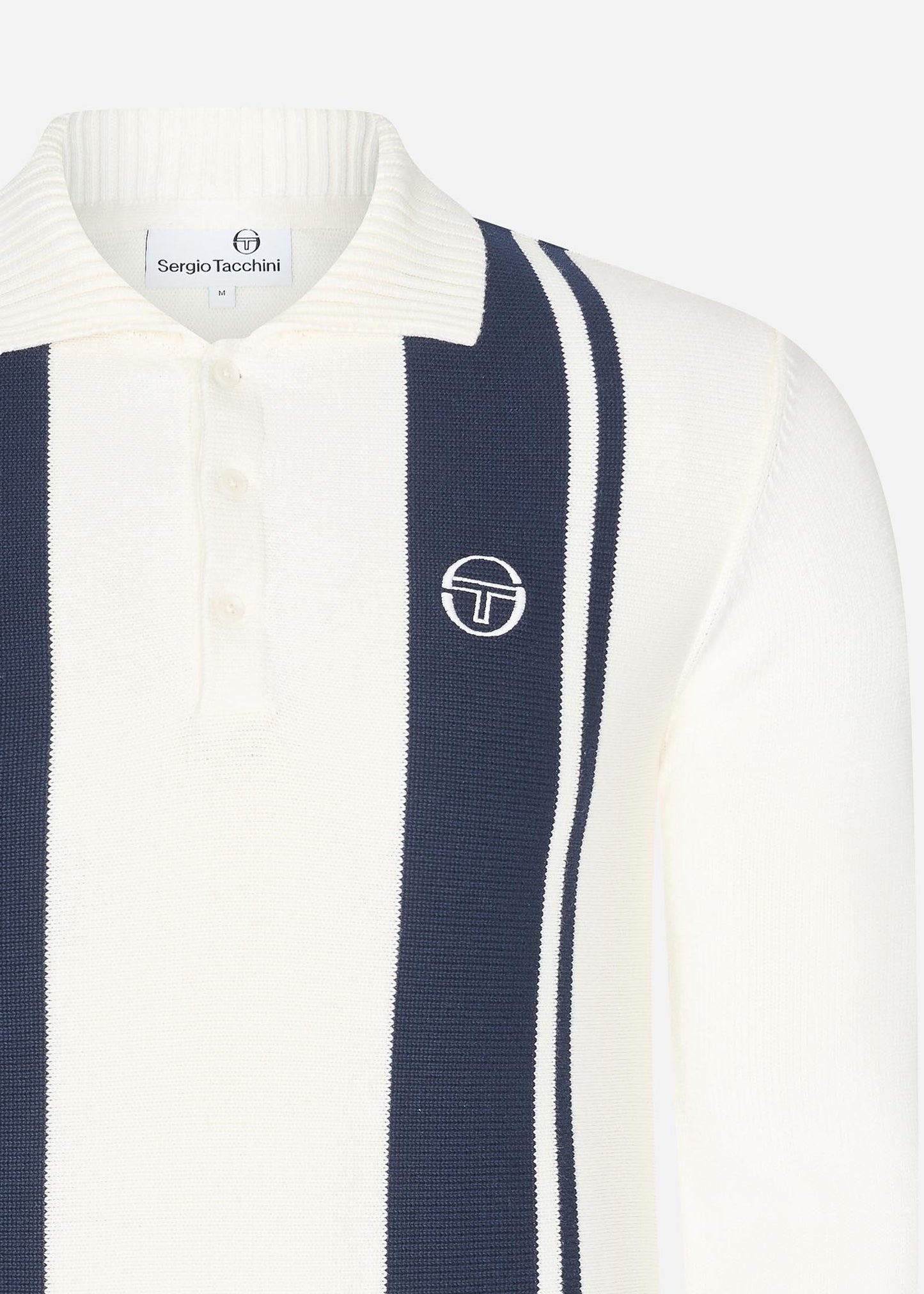 Sergio Tacchini Polo's  Young line knit polo - gardenia maritime blue 