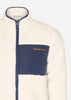 Sergio Tacchini Jassen  Whitman borg fleece - gardenia maritime blue 