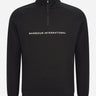 Barbour International Truien  Motored funnel sweat - black 