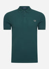 Fred Perry Polo's  Plain fred perry shirt - petrol blue 