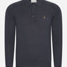 Farah Truien  Sweater hamlet knit ls polo - true navy 