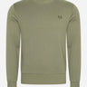Fred Perry Truien  Crew neck sweatshirt - laurel wreath green night green 