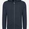 Lyle & Scott Vesten  Tonal eagle zip through hoodie - dark navy 