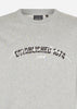 Lyle & Scott Truien  Established 1874 graphic crew neck sweatshirt - mid grey marl 