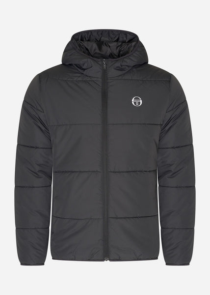 Veste Matelassée Baddeley Sergio Tacchini - Noir, Coupe Confortable Avec Poches Zippées - 4
